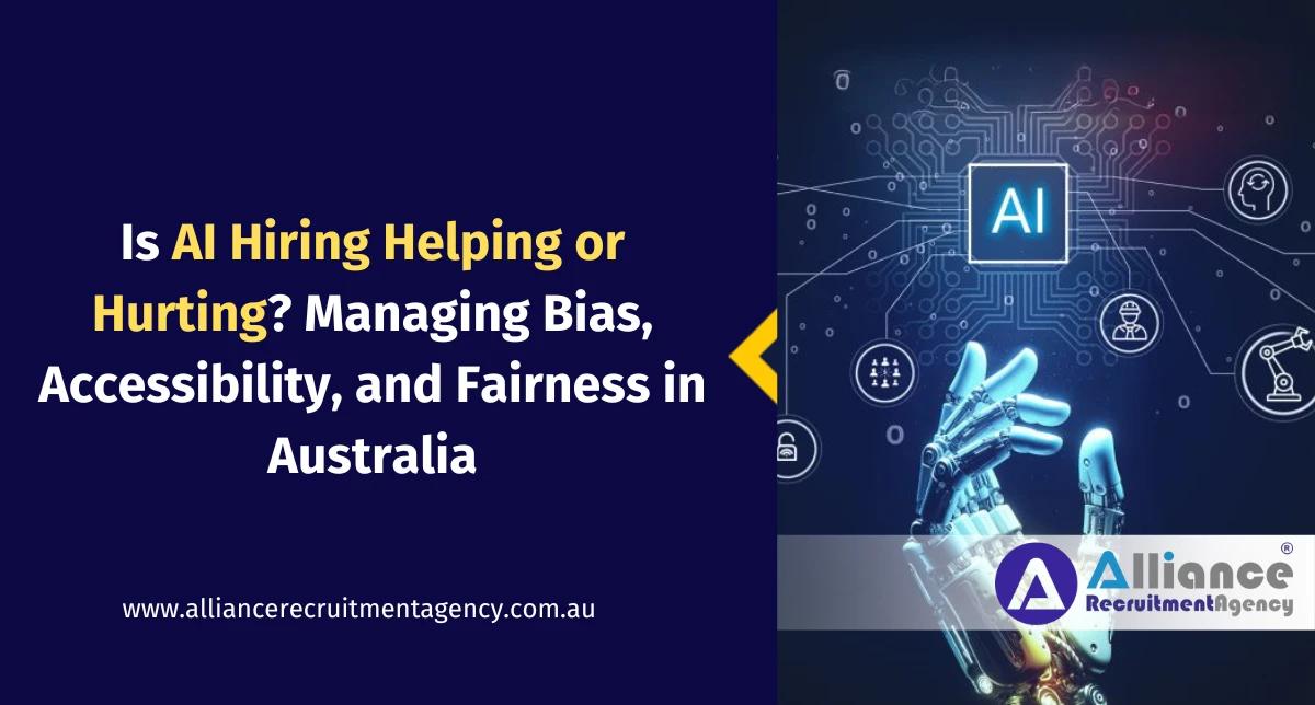 Artificial Intelligence in Hiring in Australia – Fair Recruitment Practices Employer using artificial intelligence in hiring in Australia to ensure bias-free and accessible recruitment