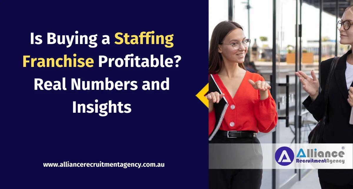 Is Buying a Staffing Franchise Profitable – Guide & Insights Entrepreneur analyzing staffing franchise profitability and business model
