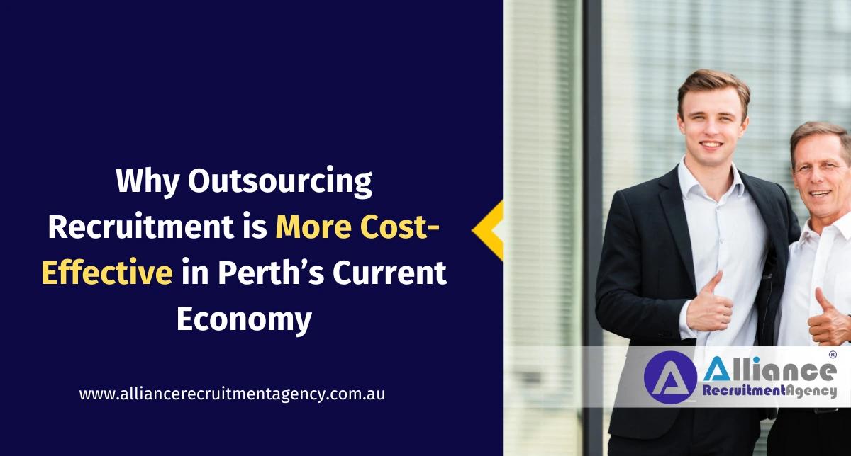 Outsourcing Recruitment Agency in Perth – Cost-Effective Hiring Business owners in Perth discussing hiring strategy with a recruitment agency to save costs